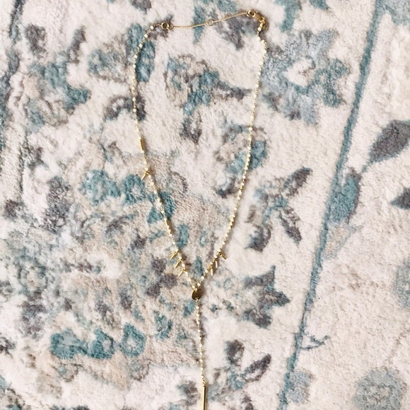 Madewell Jewelry - Madewell Long White And Gold Necklace